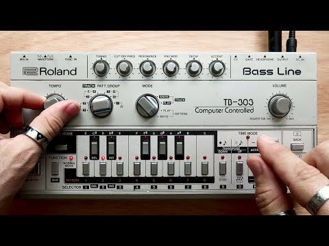 Roland TB-303 Bass Line In Action