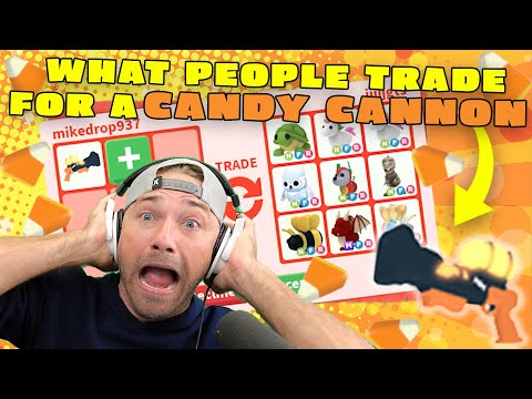 What People TRADE FOR A CANDY CANNON *2021*!!! Roblox Adopt Me!