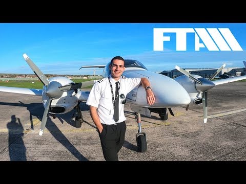 Become A Student Pilot at FTA | My First Commercial | Airline Pilot Training 2018