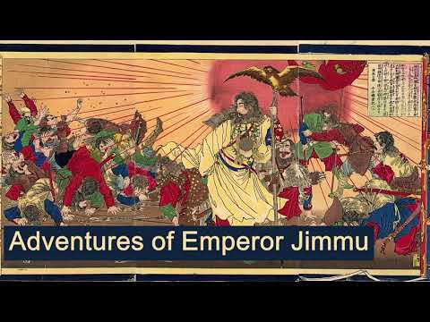 Adventures of Emperor Jimmu - Japan's Mythical First Ruler (Three-Legged Crow Yatagarasu, Shinto)