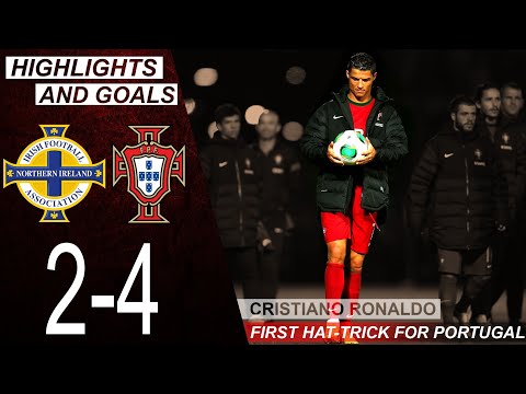 Northern Ireland vs Portugal 2-4 | Highlights & Goals | Cristiano Ronaldo first hat-trick Portugal