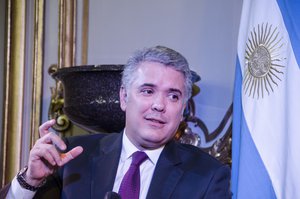 Dialogue between president of Colombia Ivan Duque and Pablo Avelluto