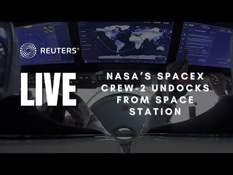 LIVE: NASA’s SpaceX Crew-2 undocks from the International Space Station