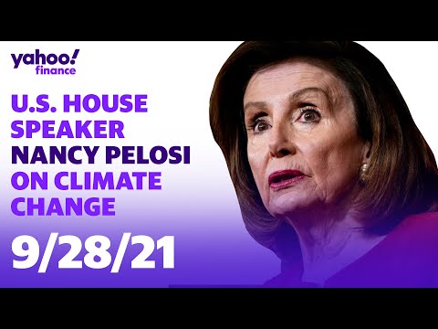 LIVE: House Speaker Nancy Pelosi delivers remarks on climate change