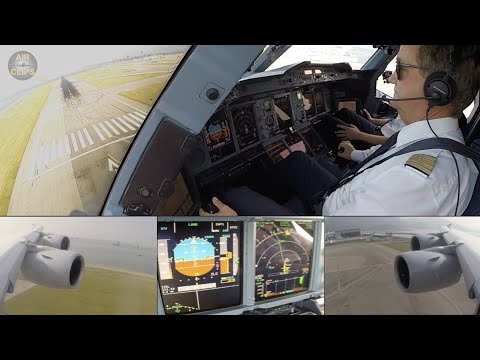 Giant of the Skies: Lufthansa A380 ULTIMATE COCKPIT MOVIE Munich - Hongkong!!! [AirClips]