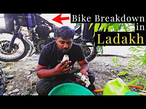 Major BREAKDOWN of HIMALAYAN in Remote Area Ladakh | Tyakshi to Smoor | Delhi to Ladakh Ep-14