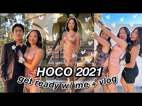 GRWM+VLOG: HOMECOMING DANCE *sophomore year* | Nicole Laeno