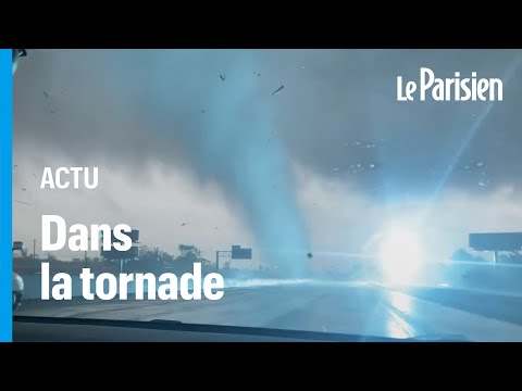 Les images inouïes du passage d'une tornade au Texas