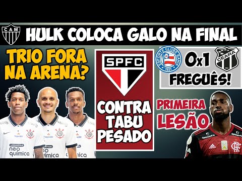 MANCINI COGITA BARRAR VETERANOS! JEJUM DO SP NA ARENA; GERSON FORA! GALO FINALISTA; CEARÁ GANHA