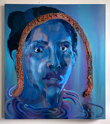 Sahana Ramakrishnan, ‘Self Portrait with Sea Snake’, 2021