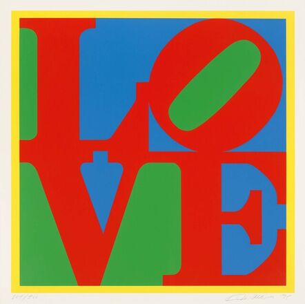 Robert Indiana, ‘Heliotherapy Love’, 1995