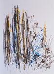 Arbres (Black, Yellow and Blue)