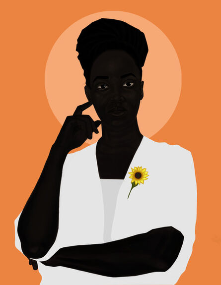 Abu Oluwaseyi, ‘HER SUNFLOWER EMBLEM’, 2021