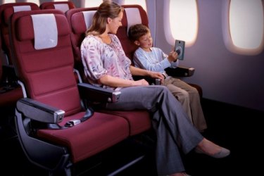 Qantas A380 economy class