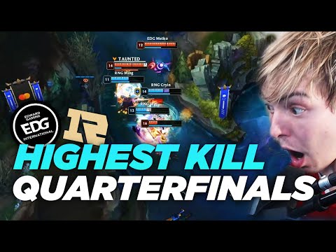 LS | CHINA vs CHINA! HUGE KILL FIESTA | EDG vs RNG Quarterfinals