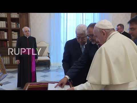 Holy See: Pope Francis meets with Palestinian President Mahmoud Abbas