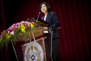 The President Tsai Ing-wen attended the closing ceremony of the "Review Conference on the 105th Anniversary of the Expansion of the National Armed Forces" and delivered a speech