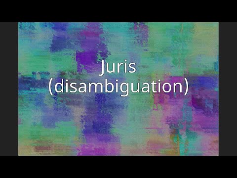 Juris (disambiguation)