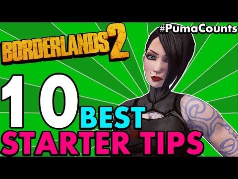 Top 10 Best Starter and Beginner Tips for Borderlands 2 (Class & Weapon Recommendations) #PumaCounts