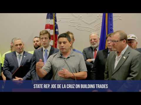 State Representative Joe de la Cruz on Building Trades