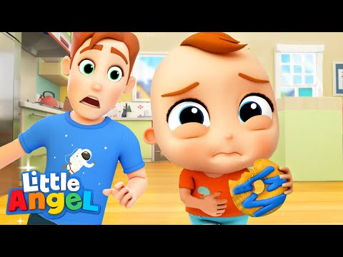 *NEW* Bubbly Tummy Song | Little Angel Kids Songs & Nursery Rhymes