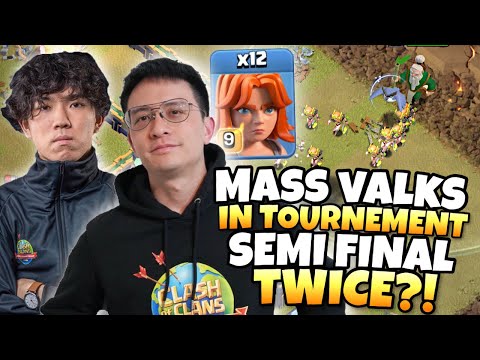 X-Team used VALKS against Queen Walkers TWICE in $20,000 Tournament Semi Finals?! Clash of Clans