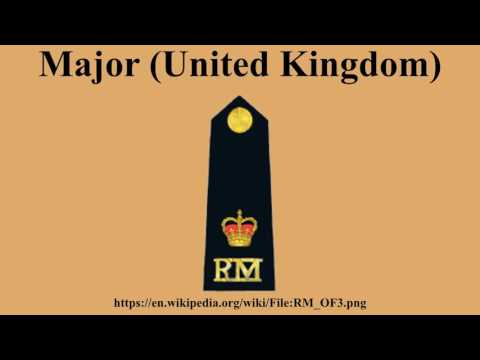 Major (United Kingdom)