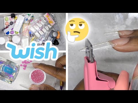 DIY Testing Acrylic Nail Kit from Wish