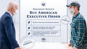 File - "I believe there’s no greater economic engine in the world than the hard work and ingenuity of the American people. Today’s Buy American Executive Order will invest in the future of American industry and ensure workers are treated with the dignity and respect they deserve" - Joe Biden