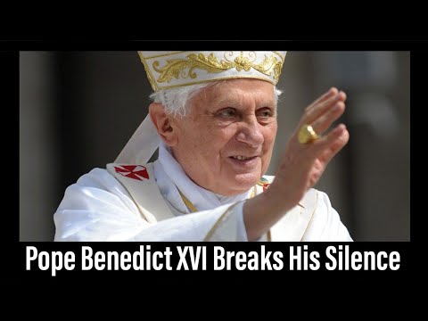 Pope Benedict XVI Breaks His Silence