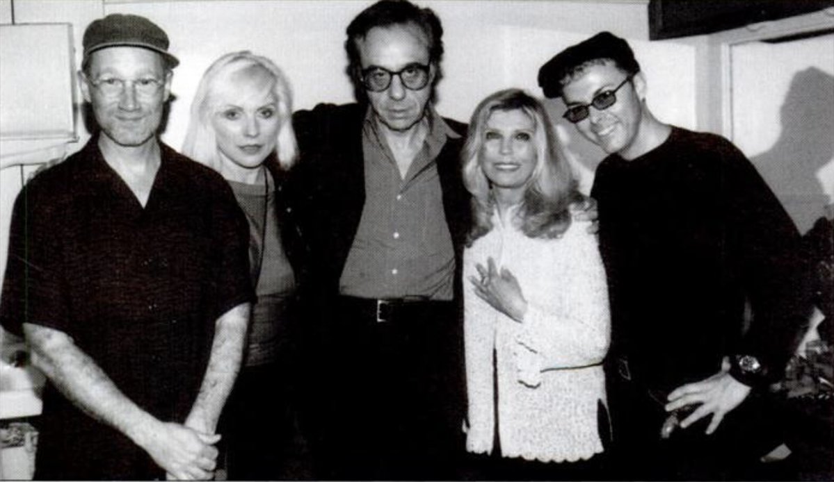 Marshall Crenshaw, Debbie Harry, Peter Bogdanovich, Me, Richard Barone  📸: Barry Talesnick