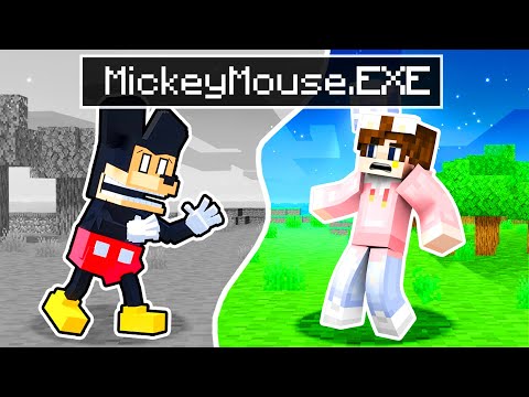 HO PASSATO 1 NOTTE CON MICKEY MOUSE.EXE SU MINECRAFT!