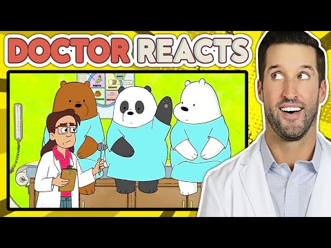 ER Doctor REACTS to Funniest We Bare Bears Medical Scenes