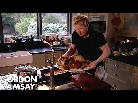 CHRISTMAS RECIPE: Roasted Turkey With Lemon Parsley & Garlic | Gordon Ramsay