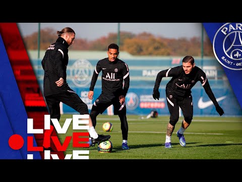 📍15 minutes d'entraînement avant Paris Saint-Germain - Nantes 🔴🔵