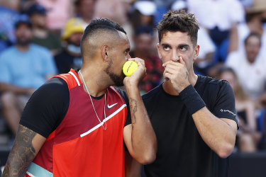 Nick Kyrgios and Thanasi Kokkinakis.