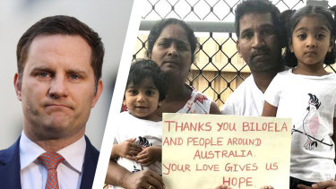 The Murugappan family still require the signature of Immigration Minister Alex Hawke to return to Biloela. 