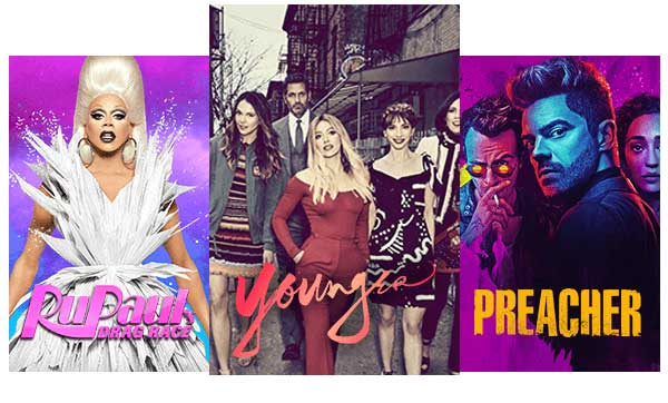 Stream TV Shows like Younger, Power, and RuPaul's Drag Race