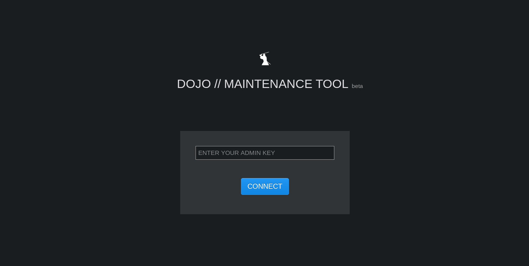 Dojo Maintenance Tool