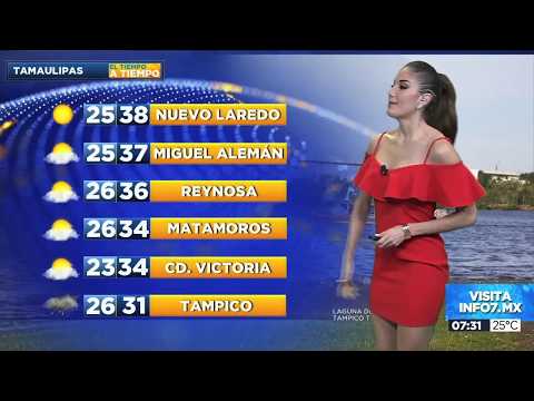 Alejandra Medina El Clima 07 de Agosto 2018 HD