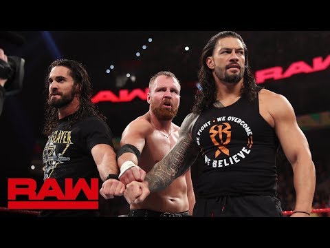 Roman Reigns, Seth Rollins and Dean Ambrose reunite as The Shield: Raw, March 4, 2019