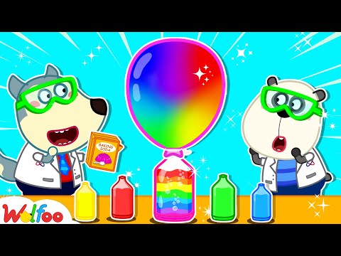 How to Make Blow Up Balloons? - Wolfoo Learns Easy DIY Science Experiment for Kids | Wolfoo Family