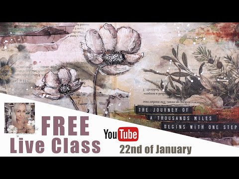 Art Journaling for Everyone! - Free Online Class #14 ~ ✂️ Maremi's Small Art