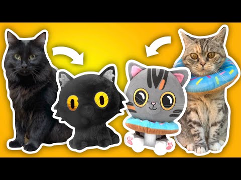 I Turned My Cats Into Plushies!