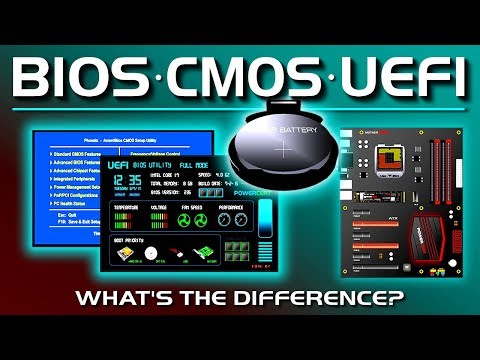 BIOS, CMOS, UEFI - What's the difference?