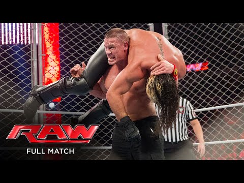 FULL MATCH - John Cena vs. Seth Rollins – Steel Cage Match: Raw, Dec. 15, 2014