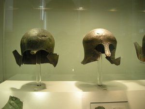 Corinthian helmets from Greece, National Archaeological Museum of Athens