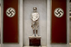 A statue of Nazi leader Adolf Hitler discovered, exposed in Buenos Aires, Argentina