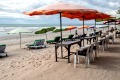 An empty beach cafe in Kuta, Bali. The popular island has been largely devoid of tourists for almost two years.