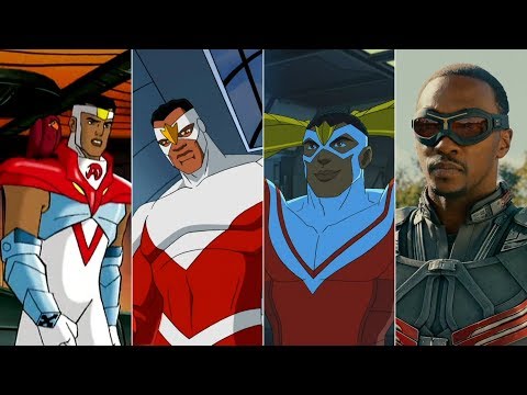 Evolution of Falcon in movies and cartoons